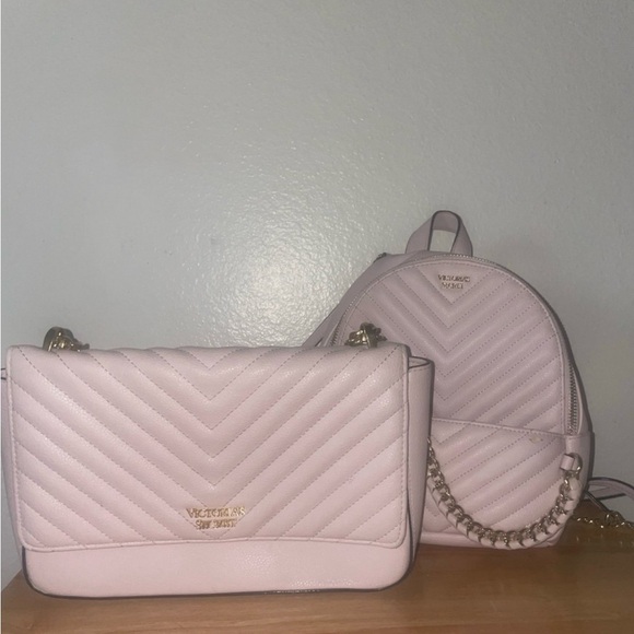 Victoria's Secret Handbags - Victoria’s Secret Purse & Backpack in pink